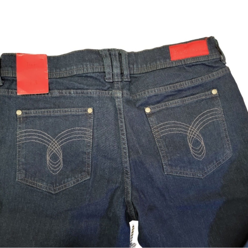 Fire "Lisa" Stretch Skinny Flare Dark Denim Jeans sz 13 NWT
